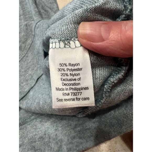 LC Laura Conrad Puff Sleeve Knit Sz XL Green NWT - Picture 5 of 8